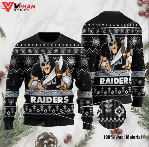 Oakland Raiders Ugly Christmas Sweater All Over Printed