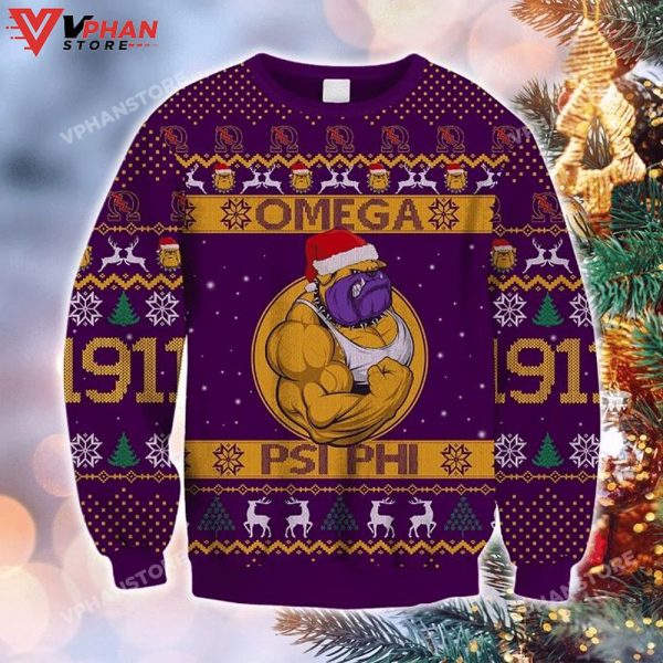 Omega Ugly Christmas Sweater All Over Printed