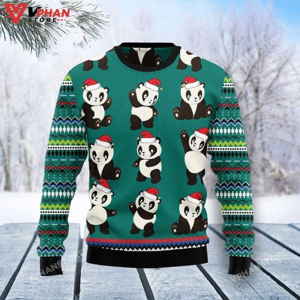 Panda Group Ugly Christmas Sweater All Over Printed