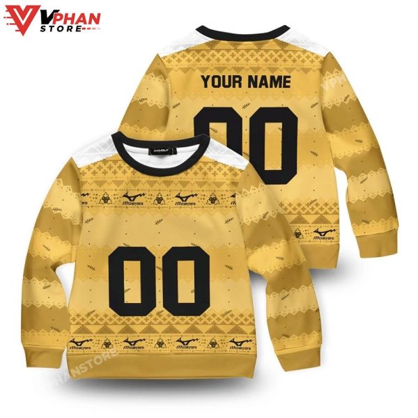 Personalized Team Johzenji Christmas Ugly Sweater Kids