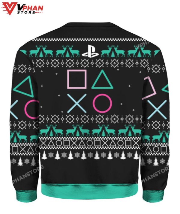 Play Station Christmas Sweater, Classic Vintage Costume