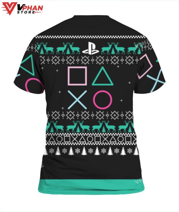 Play Station Christmas Sweater, Classic Vintage Costume