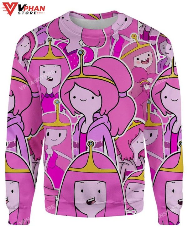 Princess Bubblegum All Over Printed Sweater, Christmas Sweater