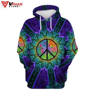 Psychedelic Hippie Peace Hoodie Sweatshirt 1