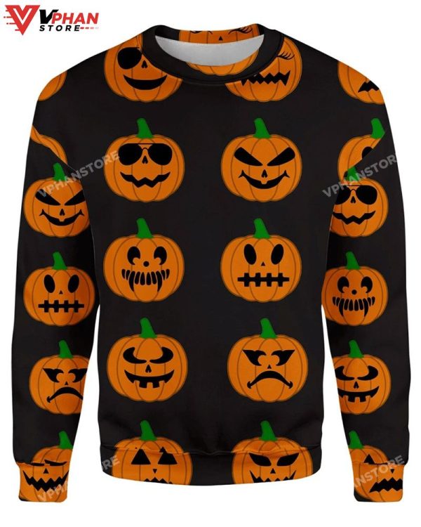 Pumpkins 3D Sweater, Ugly Christmas Sweater