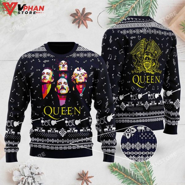 Queen Band Bohemian Rhapsody Ugly Christmas Sweater