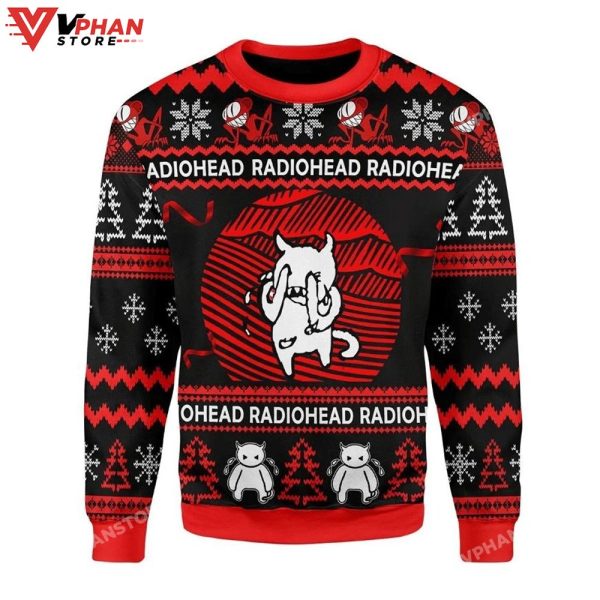 Radiohead All Over Printed Sweater, Ugly Christmas Sweater