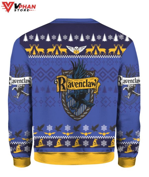 Ravenclaw Christmas Retro Sweater, Horror Vintage Gift