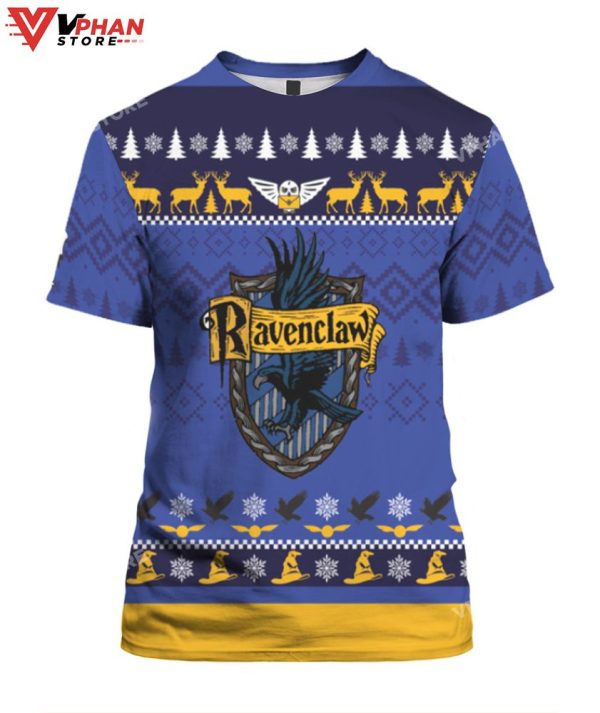 Ravenclaw Christmas Retro Sweater, Horror Vintage Gift