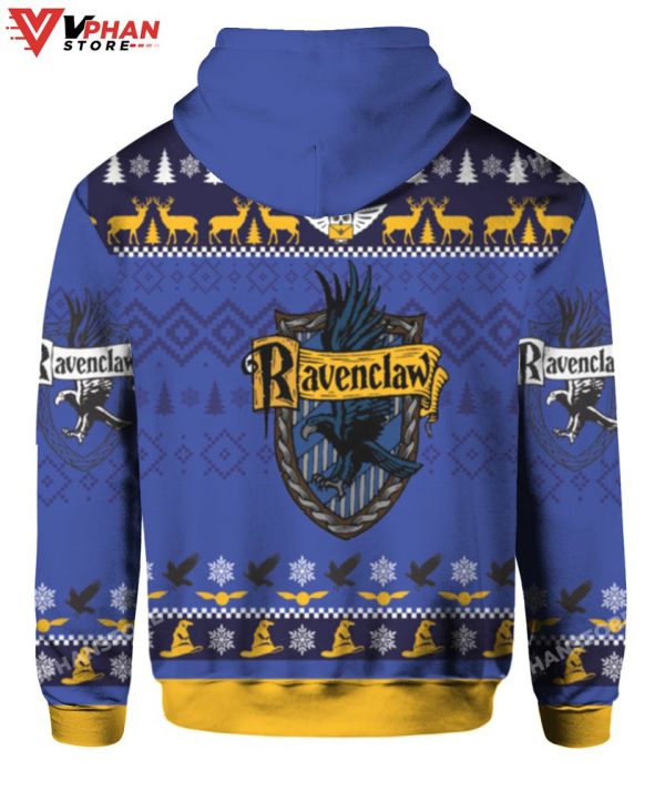 Ravenclaw Christmas Retro Sweater, Horror Vintage Gift