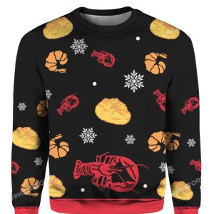 Red Lobster Christmas Sweater 1