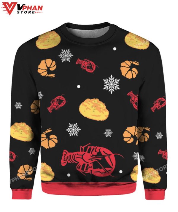 Red Lobster Christmas Sweater, Vintage Basic Costume