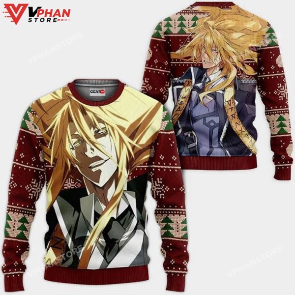 Reinhard Heydrich Anime Dies Irae Xmas Ugly Christmas Sweater