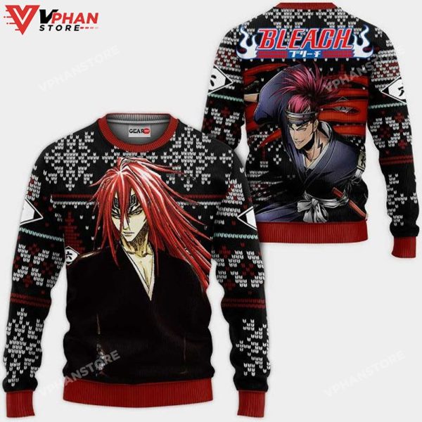 Renji Abarai Anime Bl Xmas Ugly Christmas Sweater