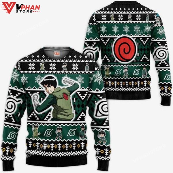 Rock Lee Ugly Christmas Custom Xmas Ugly Christmas Sweater