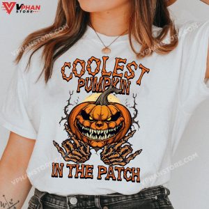 Rocker Hand Sign Rock Skeleton Retro Halloween Men Women T Shirt 1