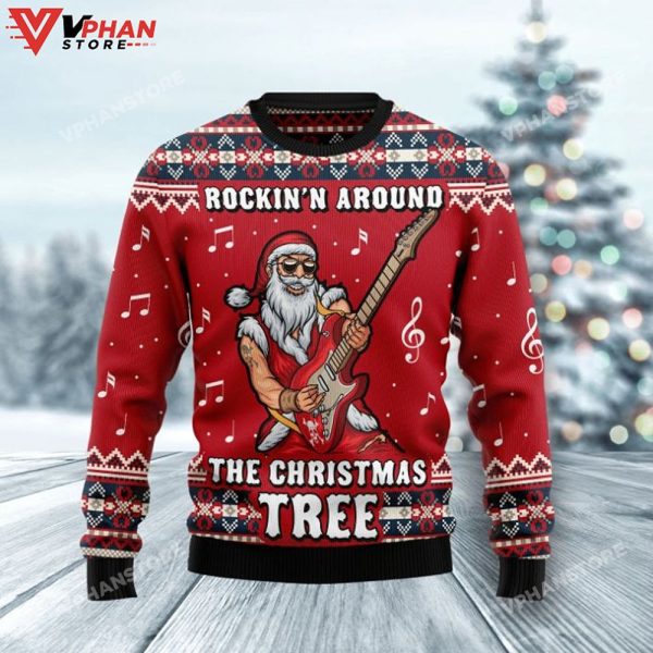 Rocking Around the Christmas Tree Ugly Christmas Sweater