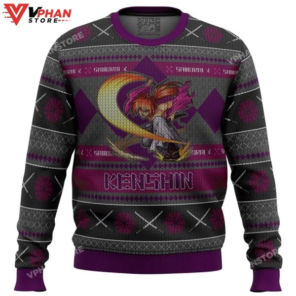 Rurouni Keshin Battousai Samurai 3D Sweater, Christmas Sweater