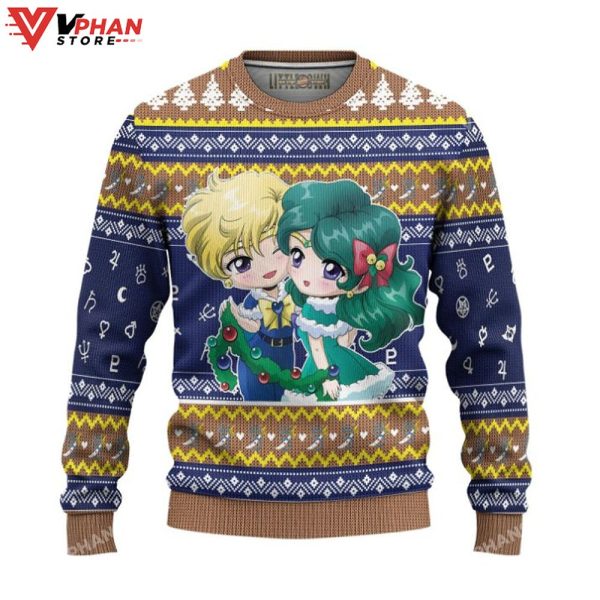 Sailor Uranus Sailor Moon Anime 3D Christmas Sweater