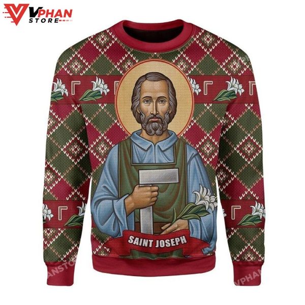 Saint Joseph Ugly Christmas Sweater