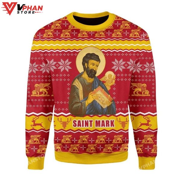 Saint Mark The Evangelist Ugly Christmas Sweater