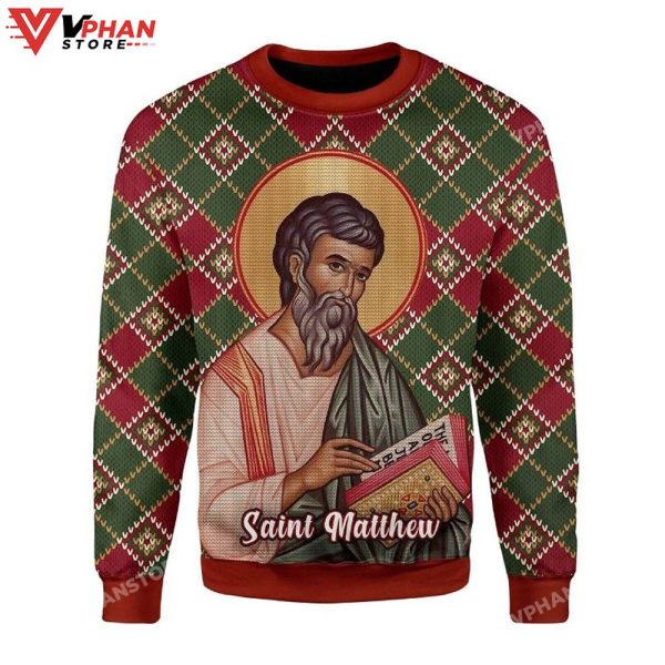 Saint Matthew the Apostle Sweater, Christmas Sweater