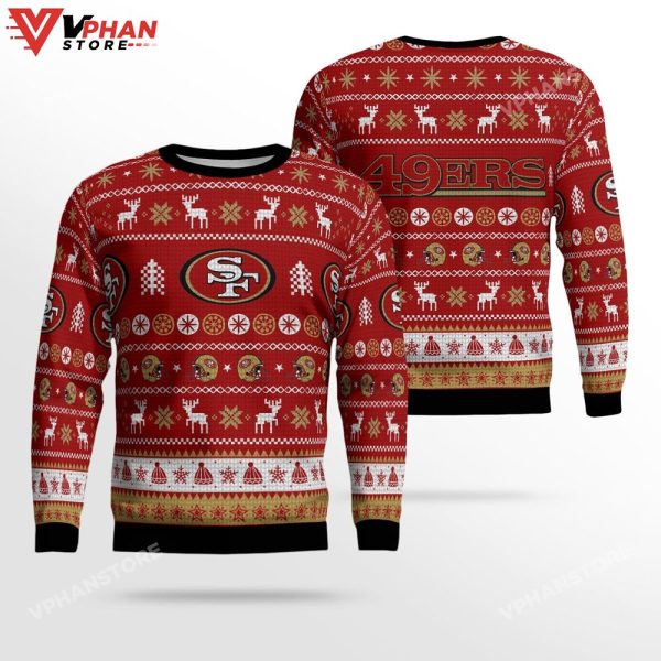 San Francisco 49ers Football Team Holiday Ugly Christmas Sweater