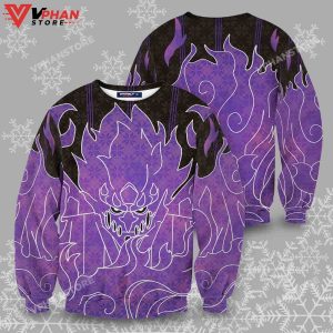 Sasuke Uchiha Armor Susanoo Christmas Wool Knitted Sweater 1