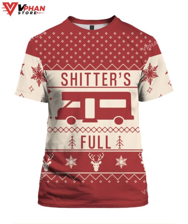 Shitter’s Full Christmas Sweater, Vintage Christmas Gift