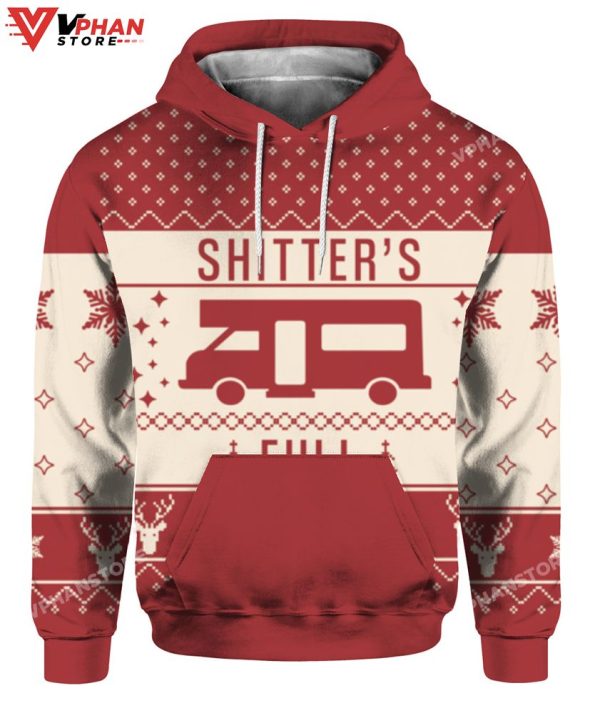 Shitter’s Full Christmas Sweater, Vintage Christmas Gift