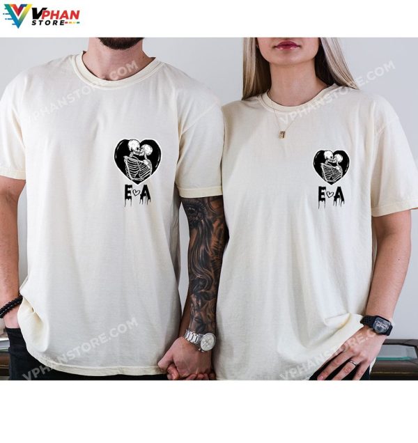 Skeleton Couple Shirt Cute Couples Halloween Costumes