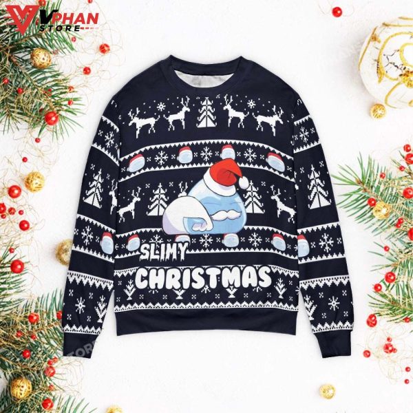 Slimy Christmas Sweater, Cute Vintage Retro Christmas Gift