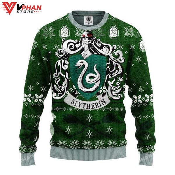 Slytherin House Harry Potter Ugly Christmas Sweater