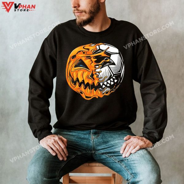 Soccer Player Halloween Pumpkin Skeleton Hallows’ Day, Halloween Costume