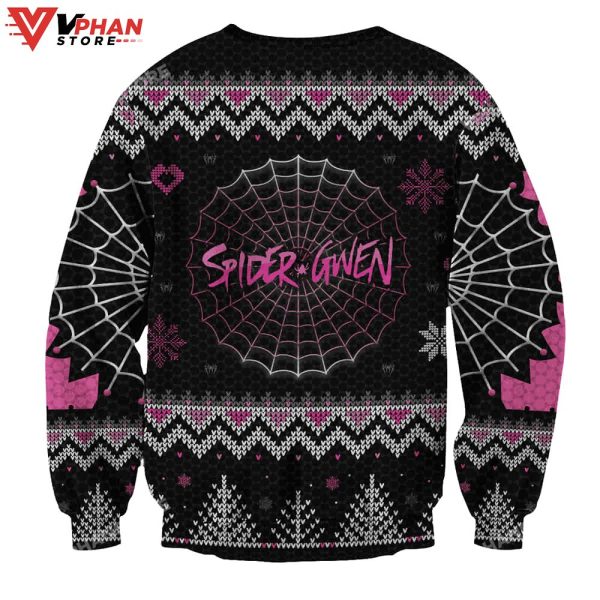 Spider Gwen Wool Knitted Sweater, Marvel Christmas Sweater