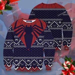 Spider Sense Christmas Wool Knitted Sweater Spider Man 3D Sweater 1