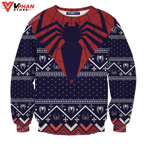 Spider Sense Christmas Wool Knitted Sweater, Spider-Man Christmas Sweater