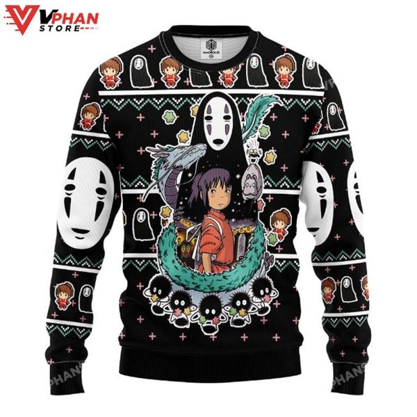 Spirited Away Studio Ghibli Ugly Xmas Sweater