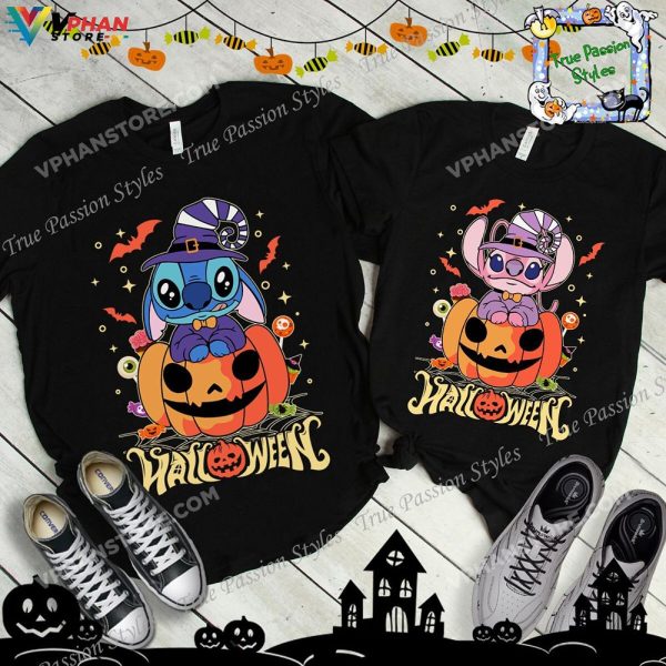 Stitch And Angel Couples Halloween Costumes Family Friends Gift