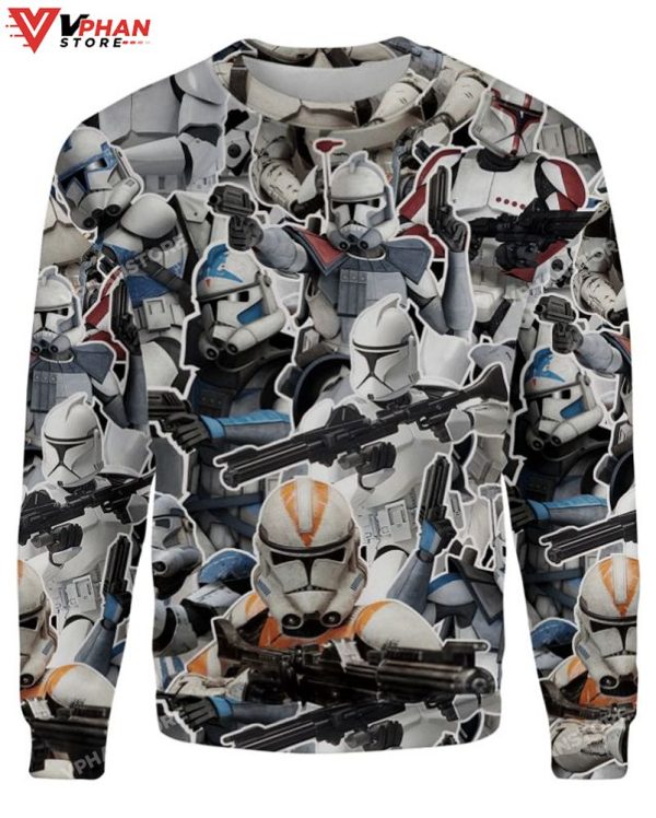 Xmas Clone Troopers Ugly Christmas Sweater