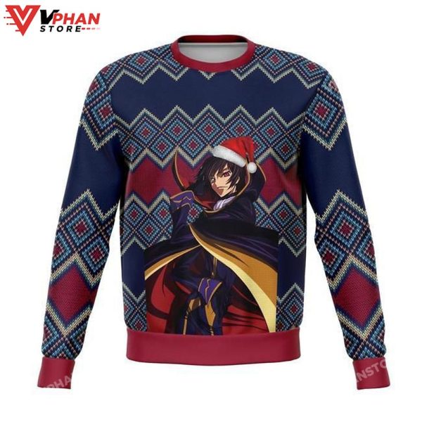 Xmas Code Geass 3D Sweater, Ugly Christmas Sweater