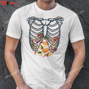 Tacos Rib Cage Shirt Skeleton Halloween Costume 1