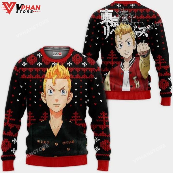 Takemichi Hanagaki Anime Tokyo Revengers Ugly Christmas Sweater