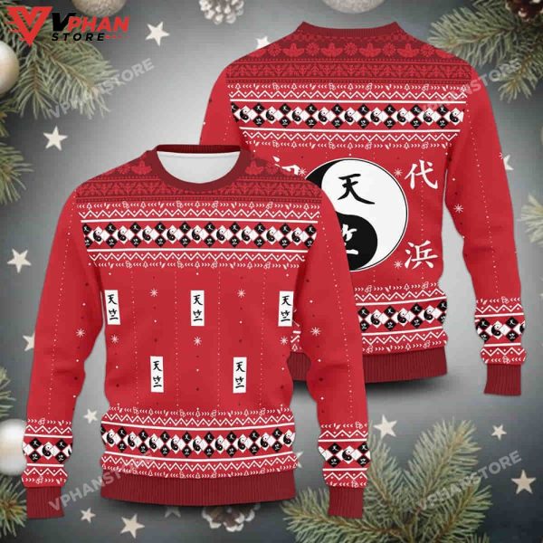 Tenjiku Tokyo Revengers Holiday Wool Knitted Ugly Christmas Sweater