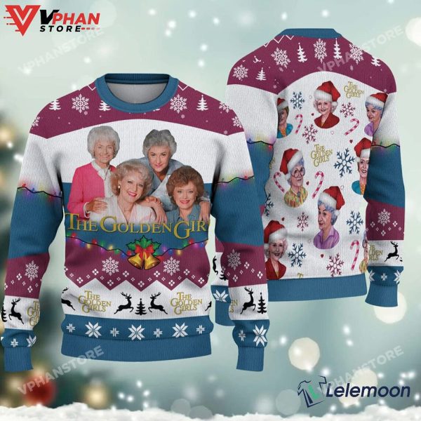 The Golden Girls Christmas Sweater, Vintage Christmas Gift