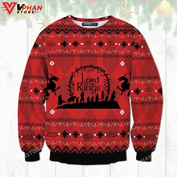 The Lord Of The Rings Christmas Ugly, Gift Merry Christmas Sweater