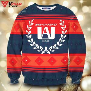 UA High Christmas Wool Knitted Sweater My Hero Academia 3D Sweater 1