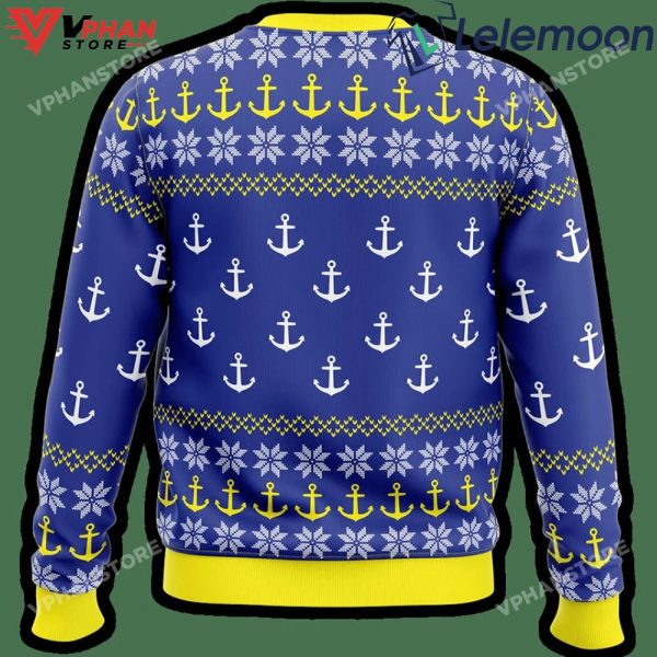 US Navy Premium Ugly Christmas Sweater, Vintage Christmas Costume