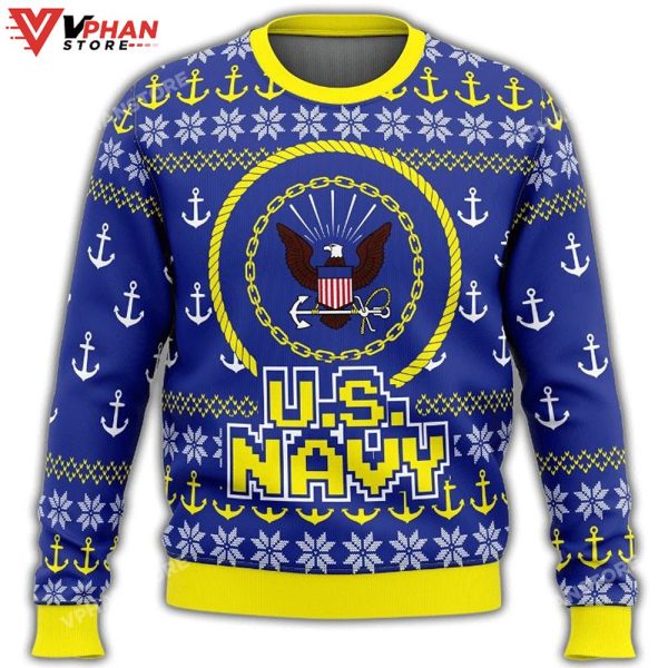 US Navy Premium Christmas, Ugly Christmas Sweater