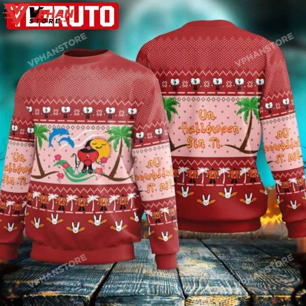 Un Halloween Sin Ti Bad Bunny Ugly Christmas Sweater